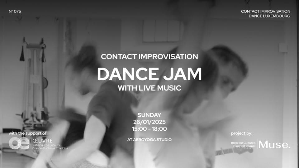 Jam de danse de contact improvisation avec musique live