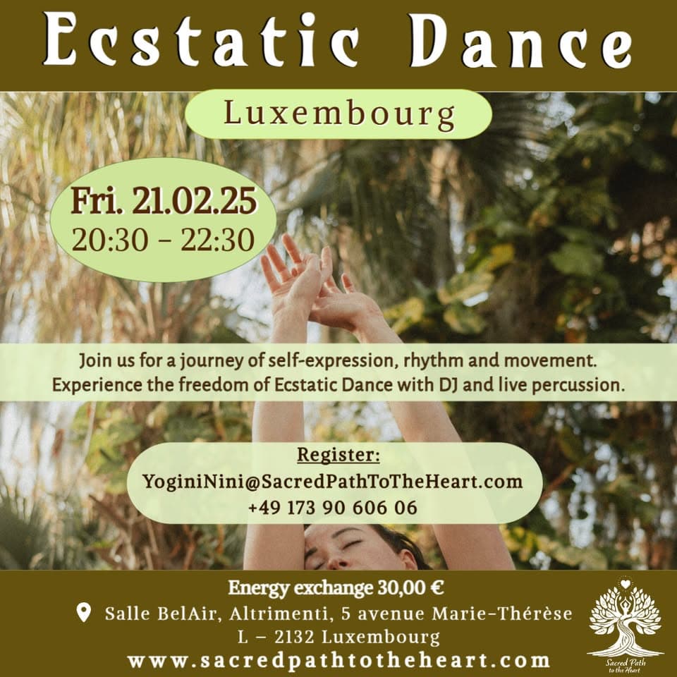 Ecstatic Dance & Free Movement Luxembourg - February 21, 2025