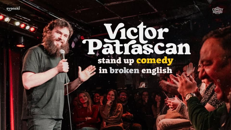 Stand-Up Comedy in Broken English - Victor Patrascan au Luxembourg