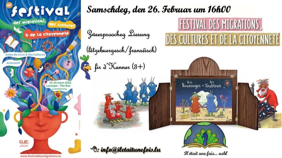 42. Festival der Migrationen (Luxexpo). Zweisprachiger Kamishibai-Erzählworkshop für Kinder (ab 3 Jahren)