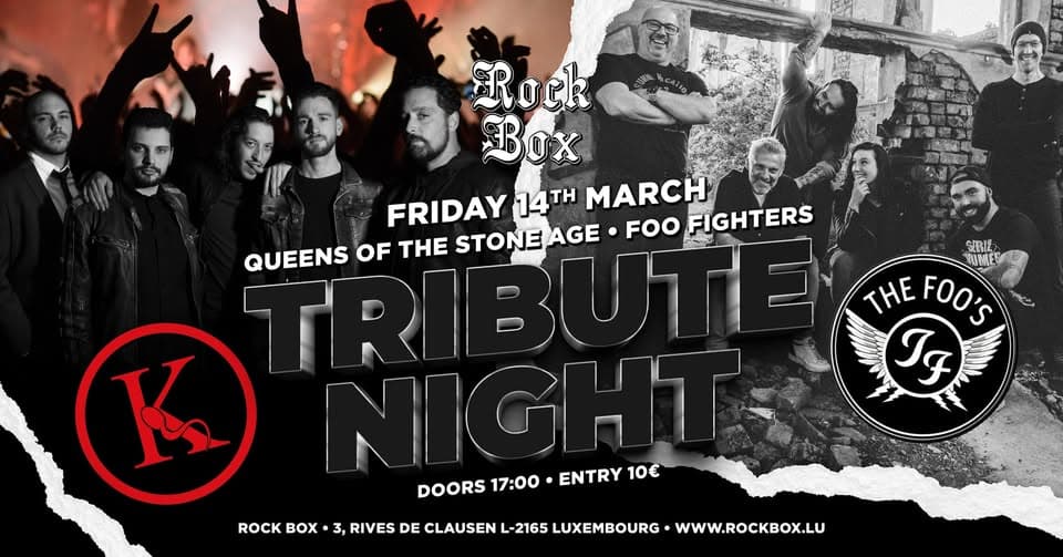 Concert • Tribute Night • Queens of the Stone Age • Foo Fighters • Rockbox Luxembourg