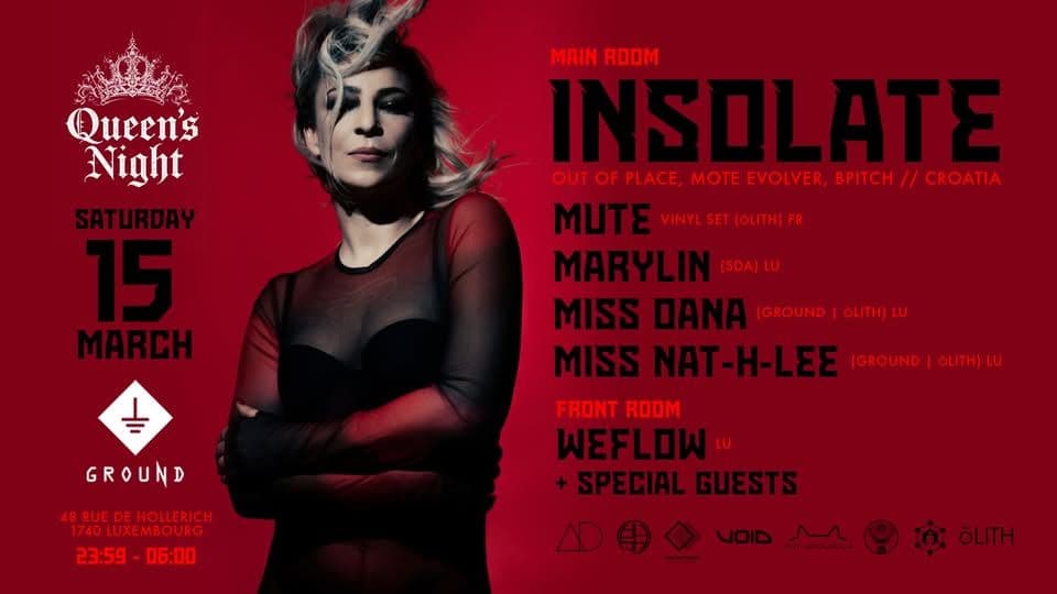 Queen's Night with GROUND and Insolate