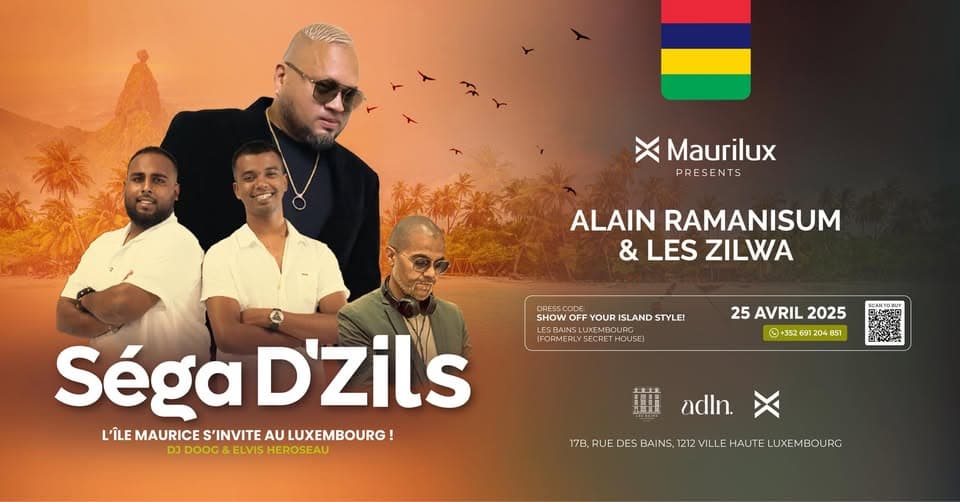 Sega D’Zils - April 25, 2025 - Maurilux Events