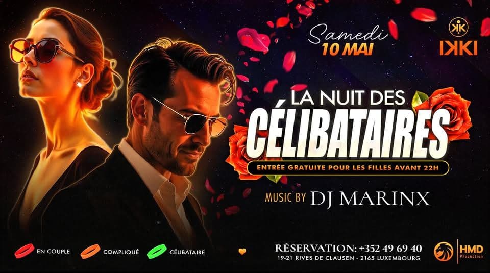 The Singles Night ❖ Saturday 10/05 ❖ IKKI Luxembourg