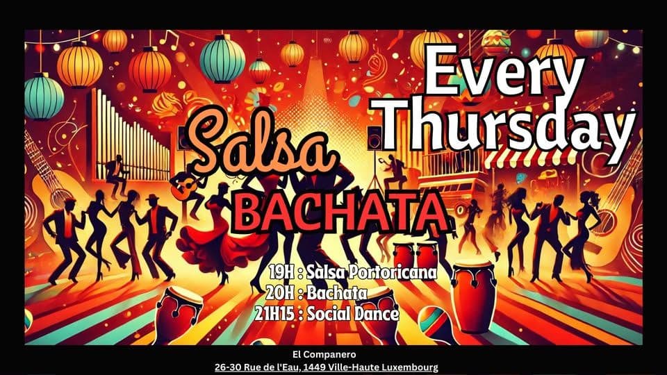Classes and party for Salsa and Bachata
