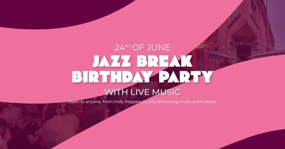 "Live Music at the Jazz Break Birthday Bash!"