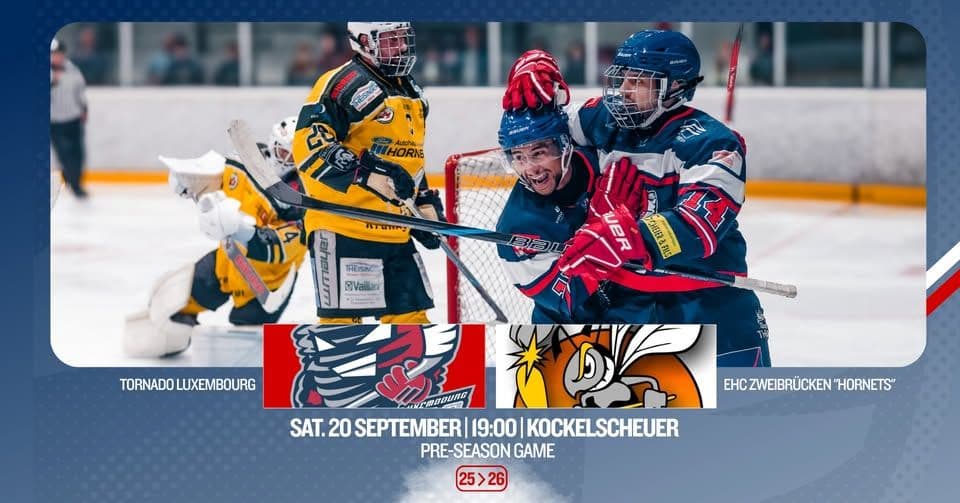 Tornado Luxembourg versus EHC Zweibrücken "Hornets"