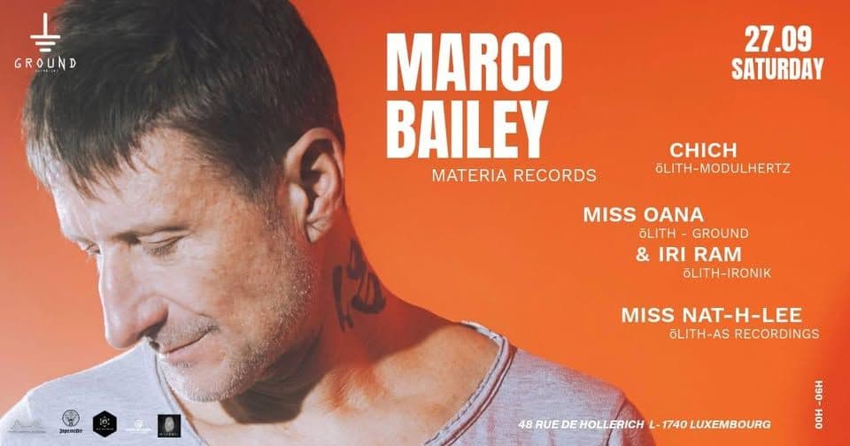 "GROUND featuring MARCO BAILEY"