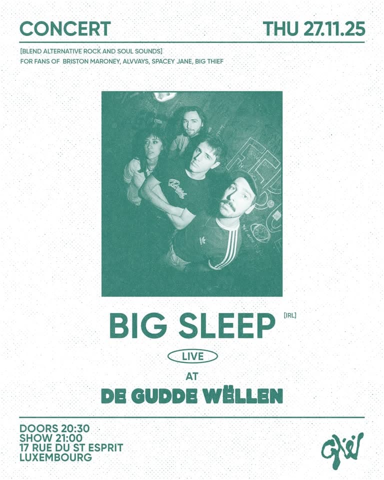 BIG SLEEP (IRL) в De Gudde Wëllen