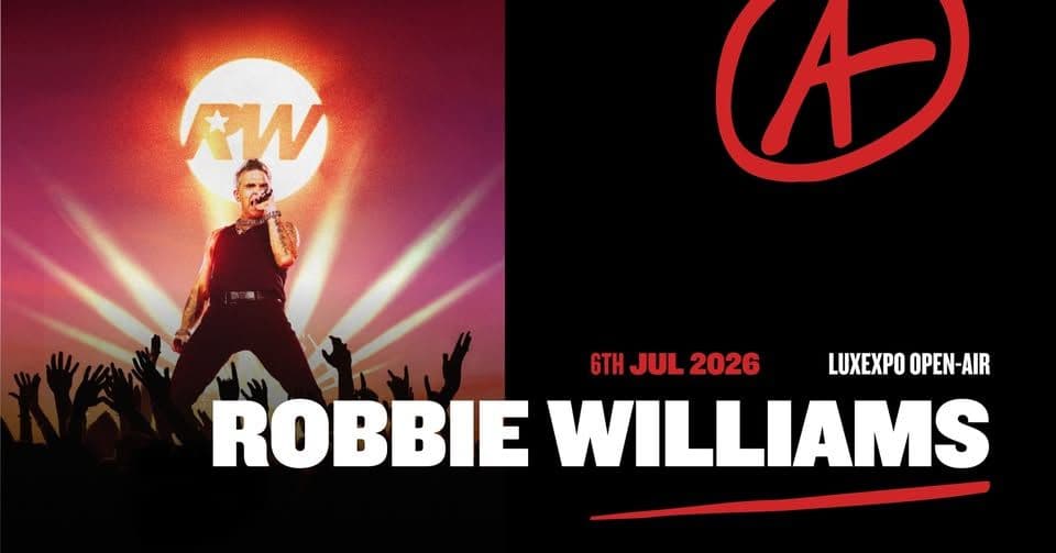 Robbie Williams Live Outdoor Concert in Luxembourg