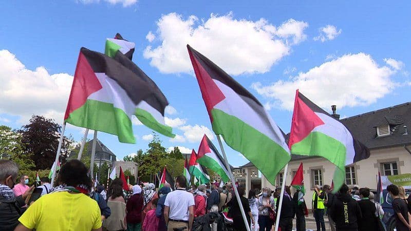На улицах Люксембурга вновь прошла демонстрация за «Свободную Палестину»