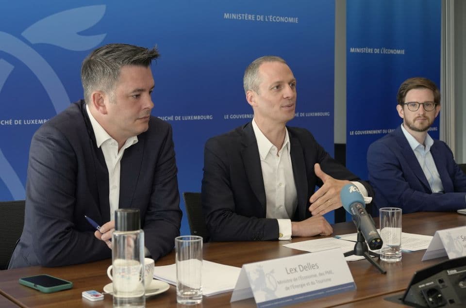 Lex Delles and Serge Wilmes in Luxembourg