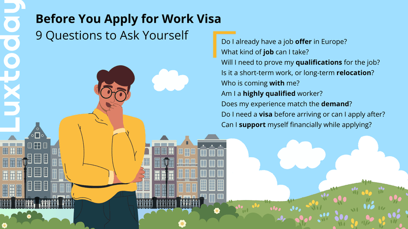 How to Get a Work Visa for Europe | Updated 2025 — Luxtoday.lu