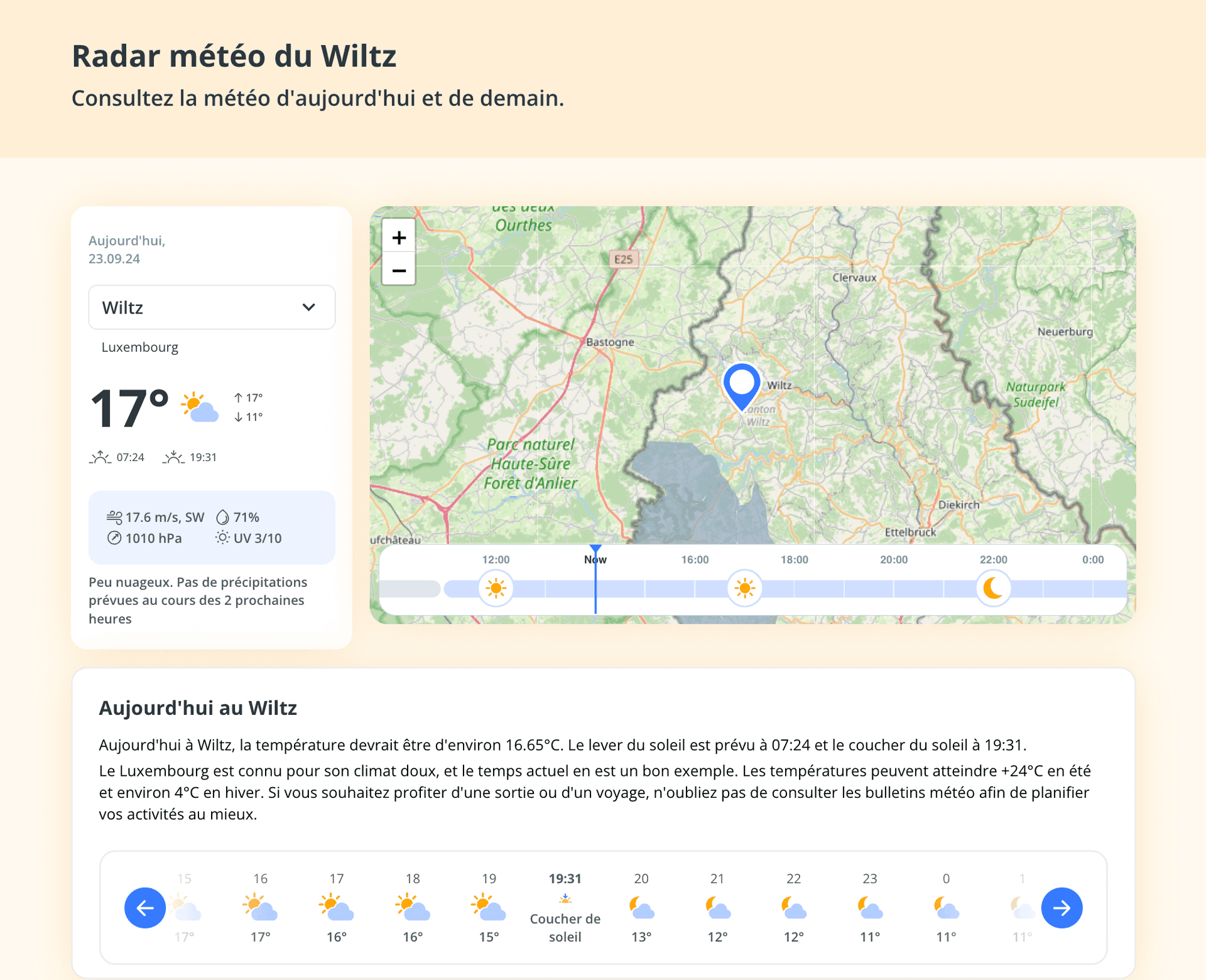meteo luxembourg 