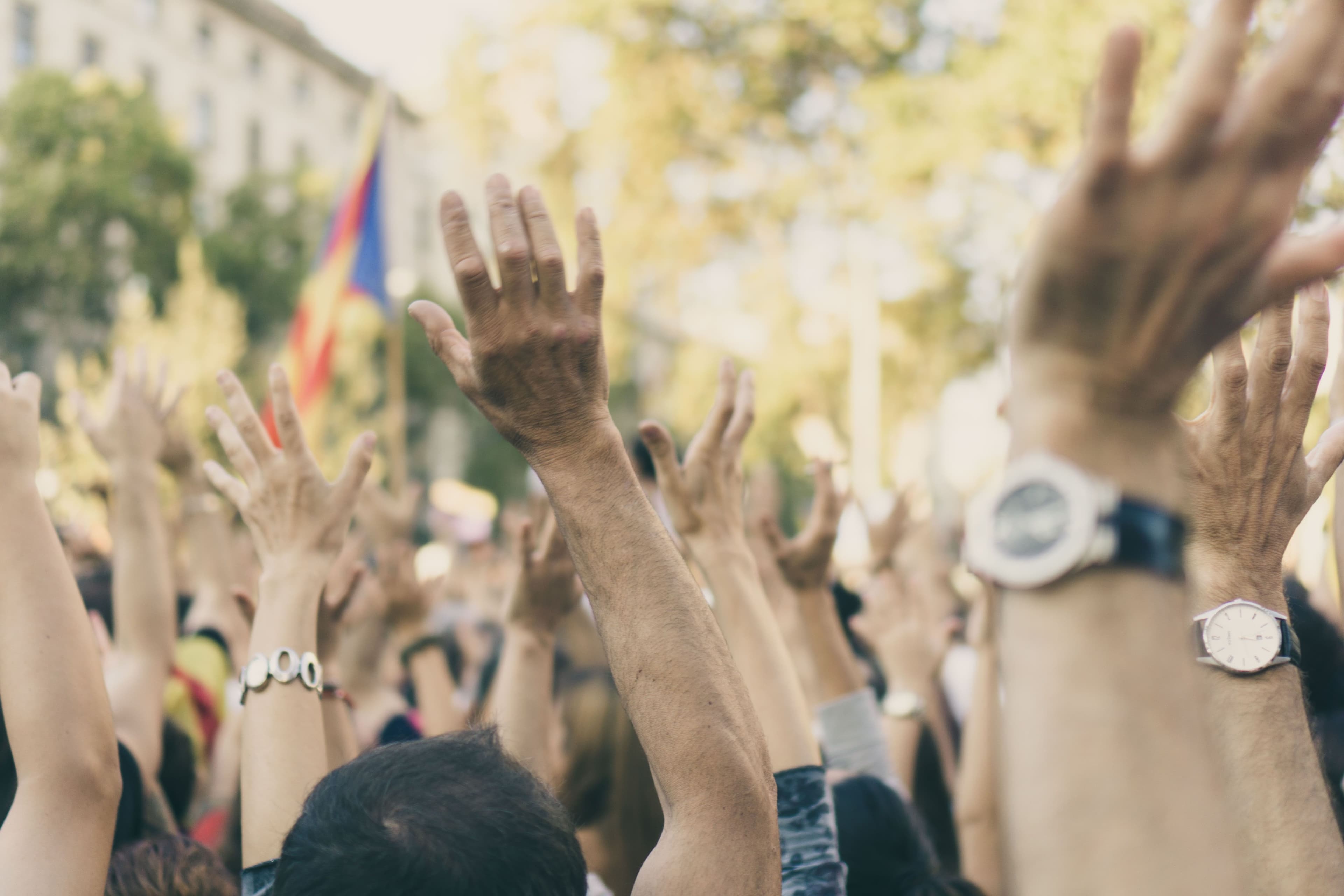 Highlights of the union demonstrations in Luxembourg