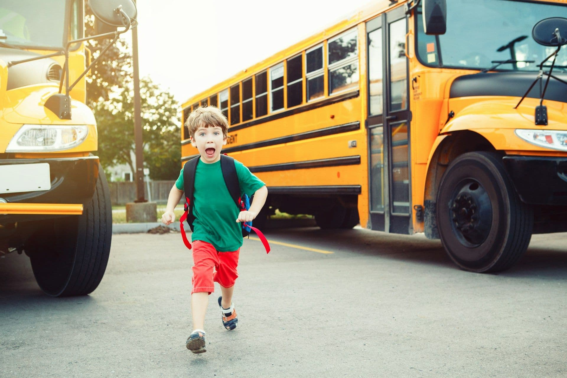 School buses in Luxembourg