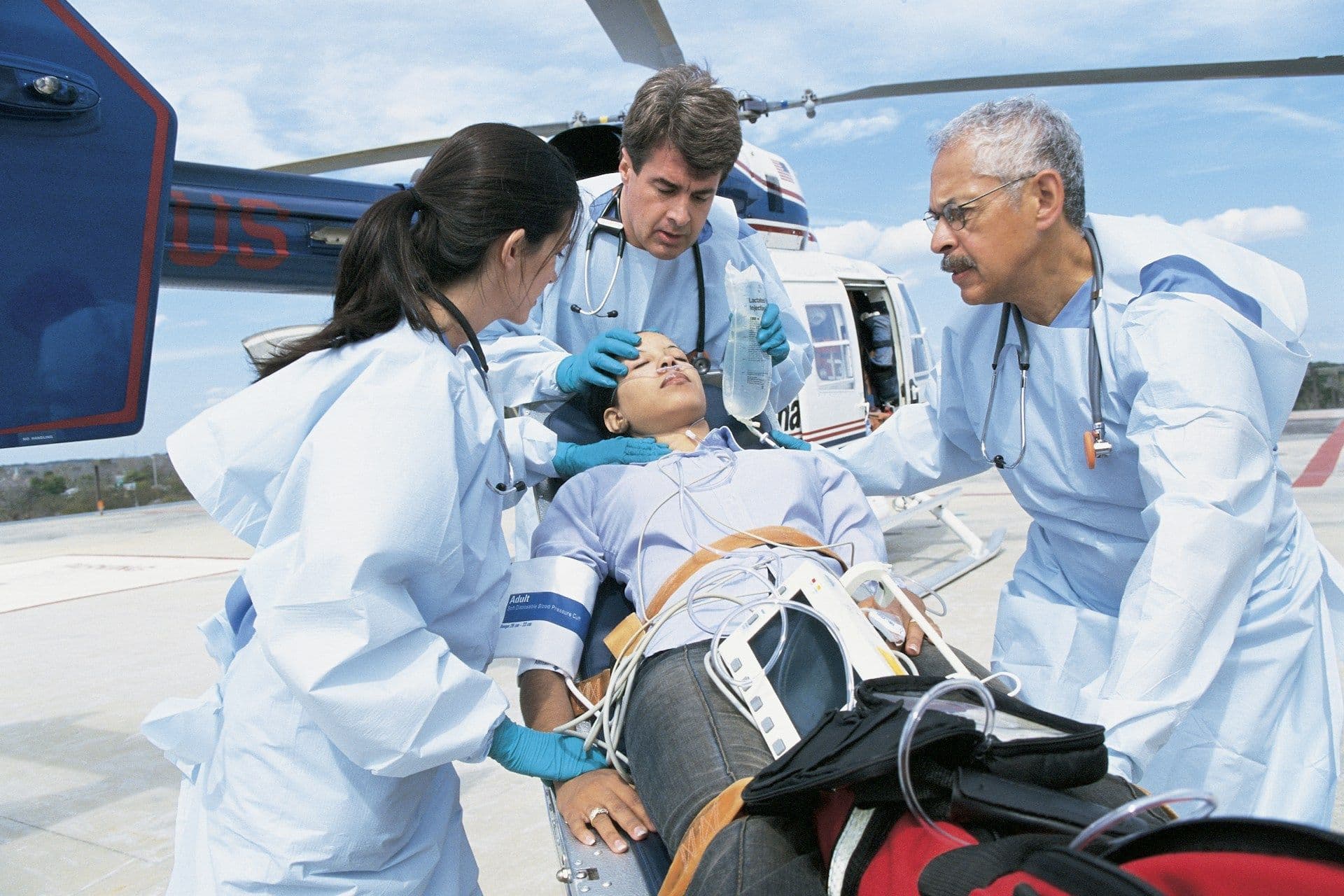 Medical helicopter in Luxembourg