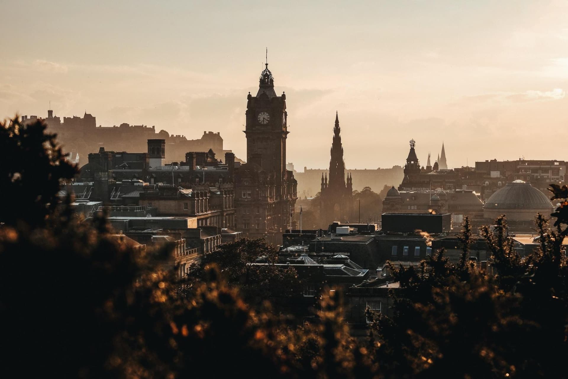 Uhrenturm in Edinburgh