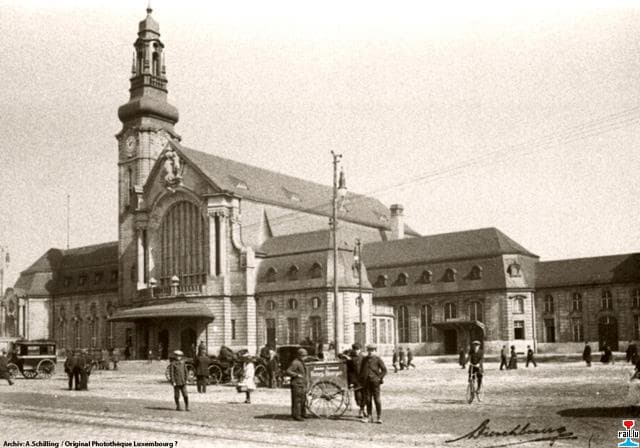 Gare Luxembourg Train station old photos