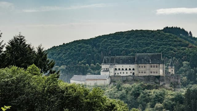 Vianden Castle in Luxembourg