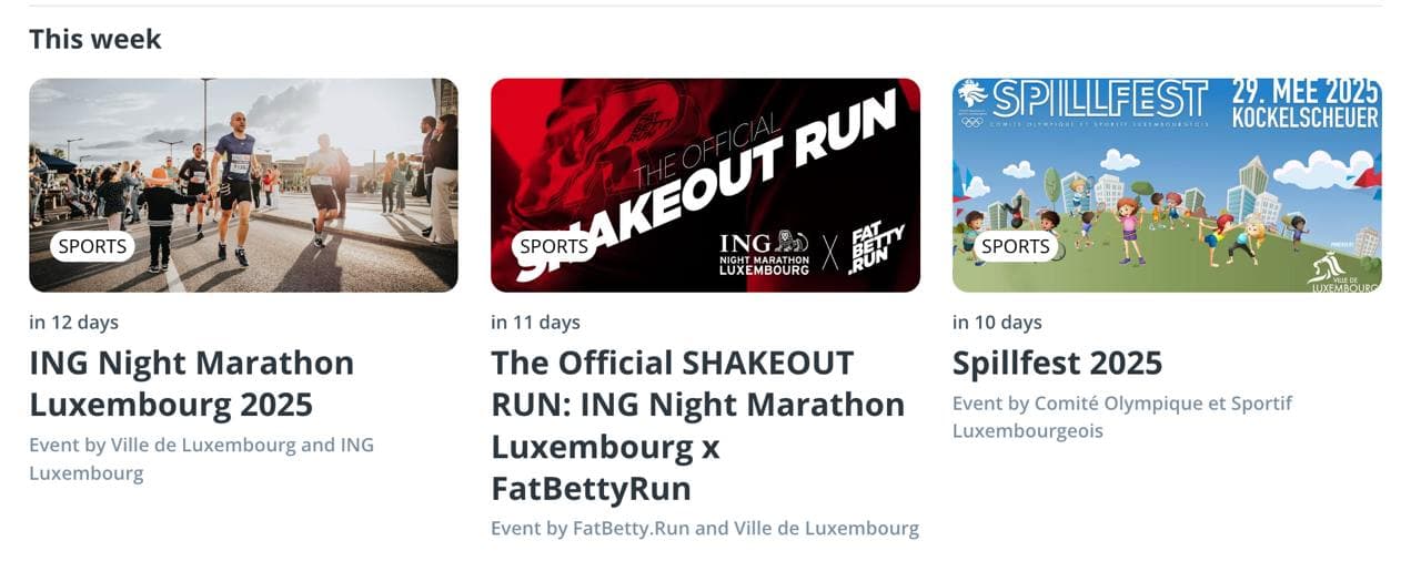 Events on Luxtoday