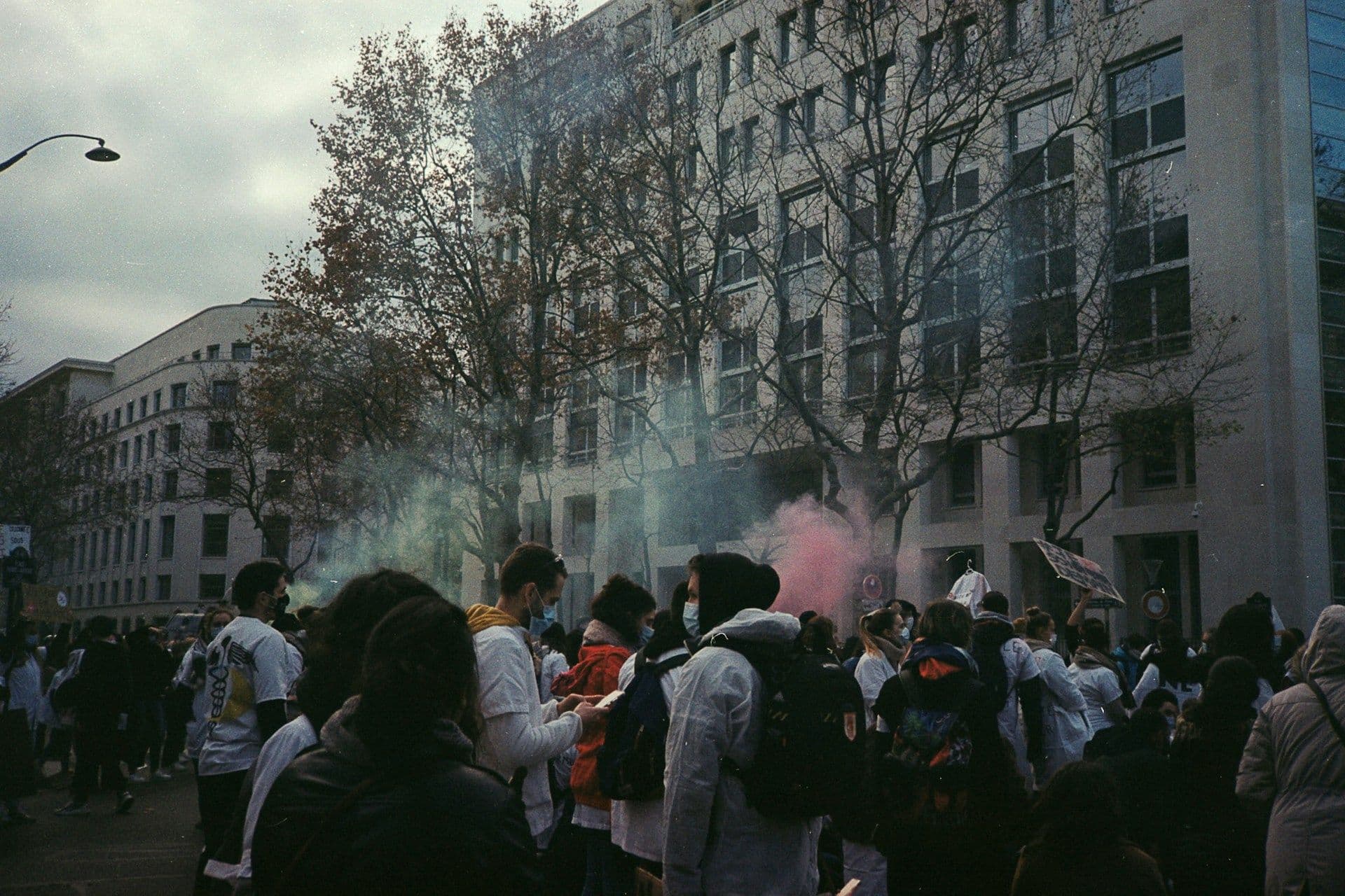 Street fight in Luxembourg