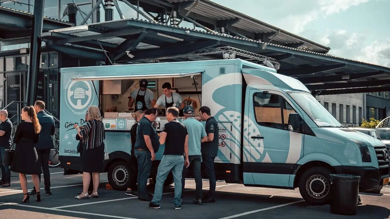 Burger foodtruck in Luxembourg