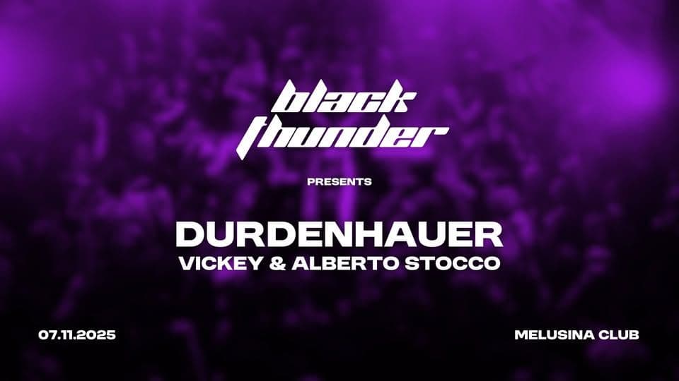 BLACK THUNDER при участии DURDENHAUER, VICKEY & ALBERTO STOCCO