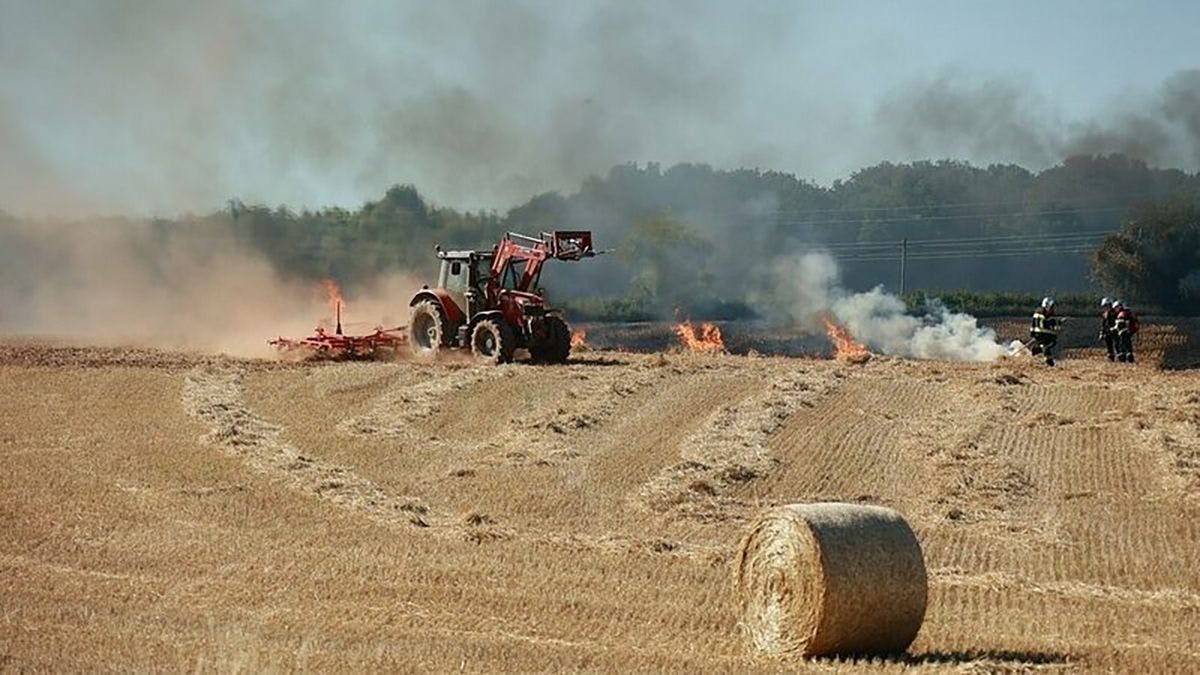 Два новых пожара на полях Люксембурга