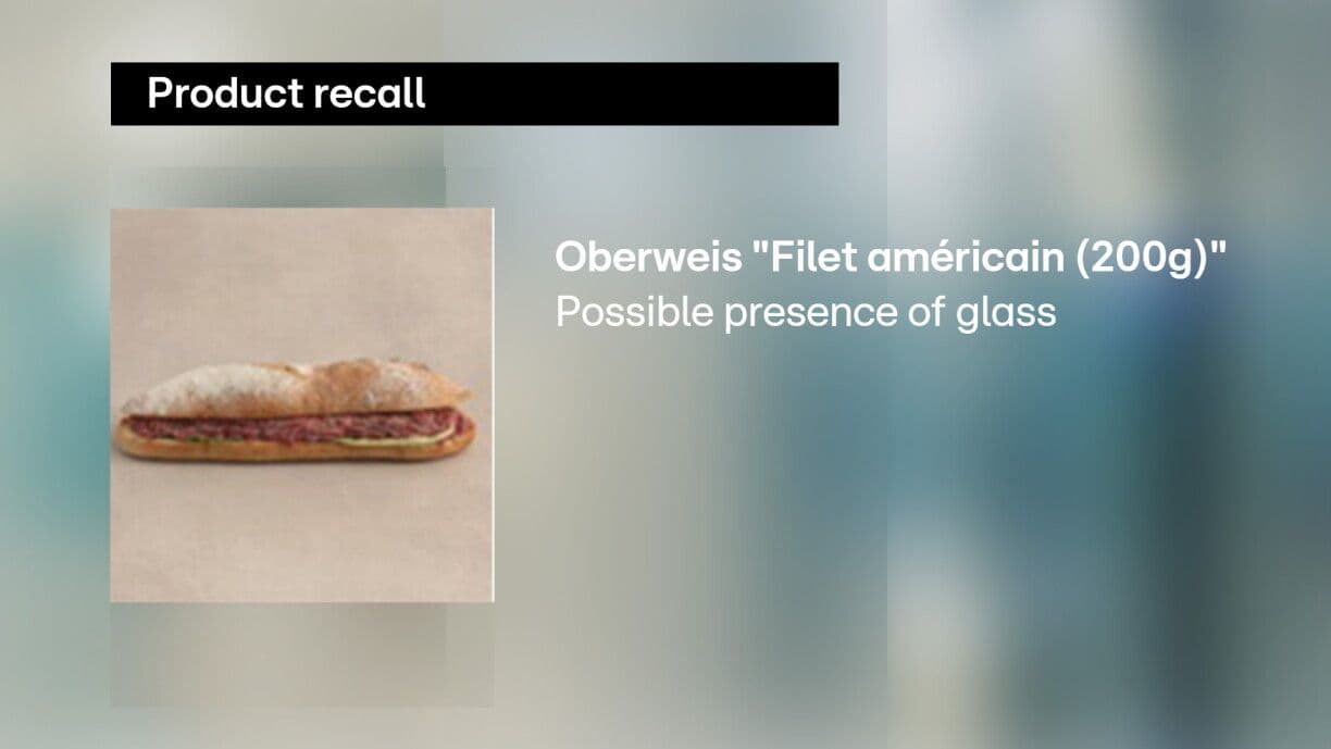 Sandwich recall in Luxembourg