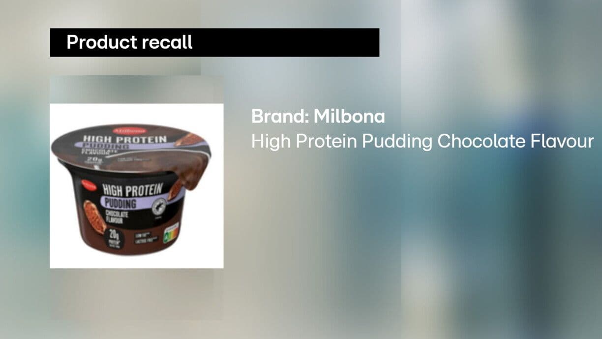 Pudding recall in Luxembourg