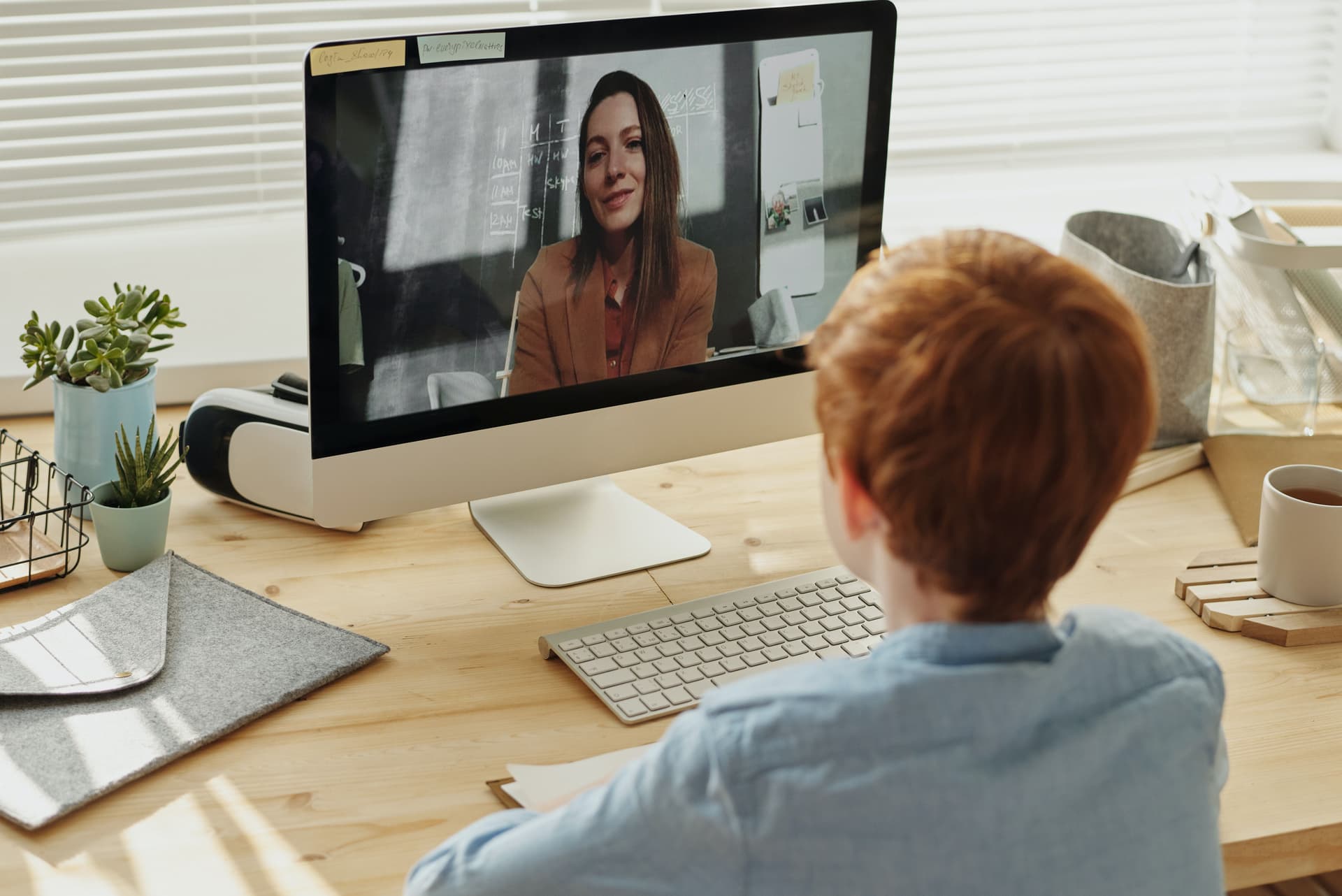 Online English tutoring is also popular in busy Luxembourg. Photo by Julia M Cameron for Pexels