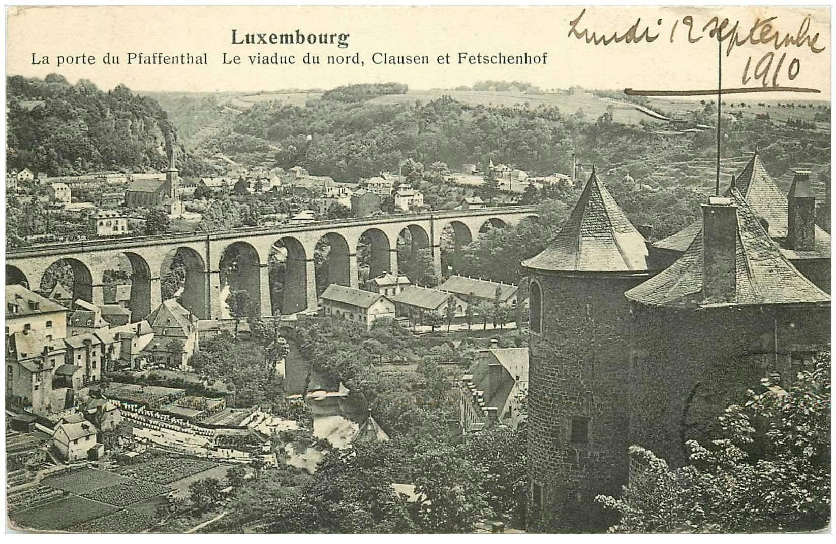 Luxembourg Pfaffental old photo view