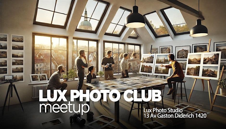 Luxembourg photo club: coffee + explore new photostudio + test fujifilm