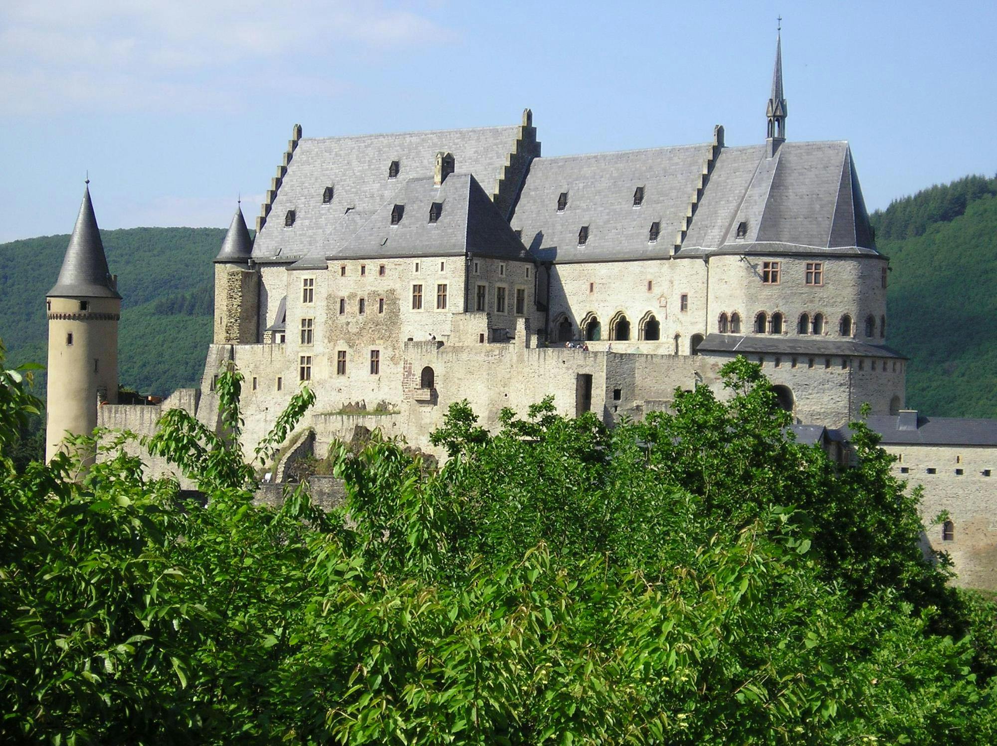 Vianden Castle, source: Wikipedia